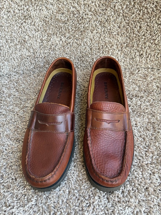 Sperry Men\'s  Brown Leather Penny Loafers size 9 1/2 M